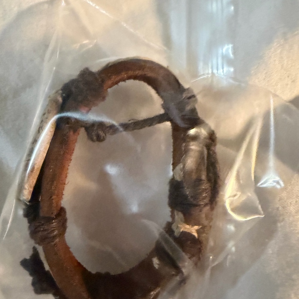 Brown Leather Men's Bracelet